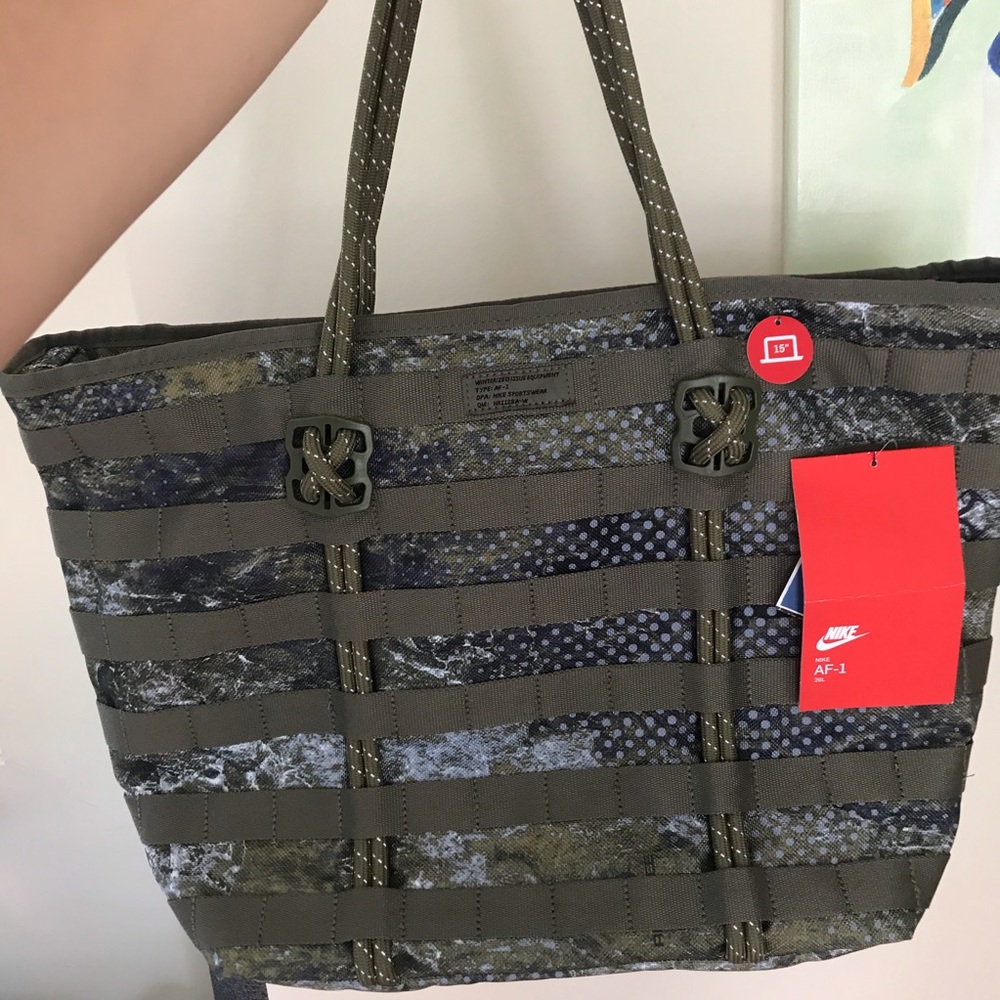 Unisex Nike AF1 Tote Bag Green